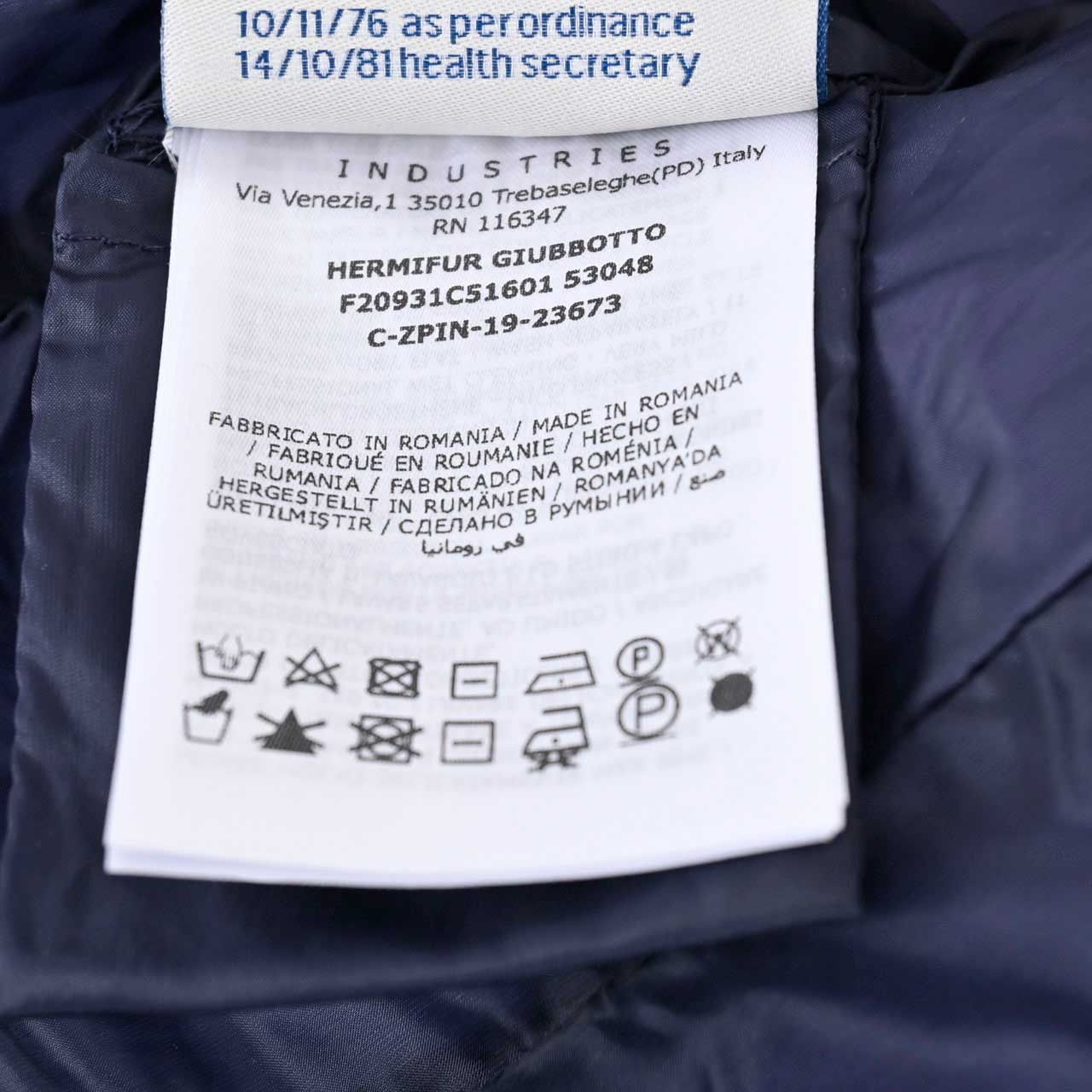 モンクレール MONCLER ダウンコート HERMIFUR 778 ネイビー レディース 【ラスト1点 0サイズ】 ギフト プレゼント