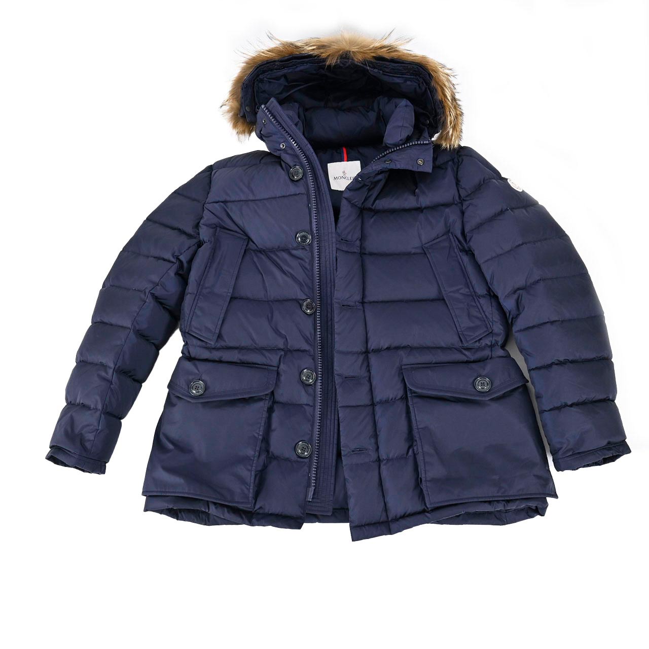 モンクレール MONCLER ダウンコート Cluny 742 ネイビー メンズ