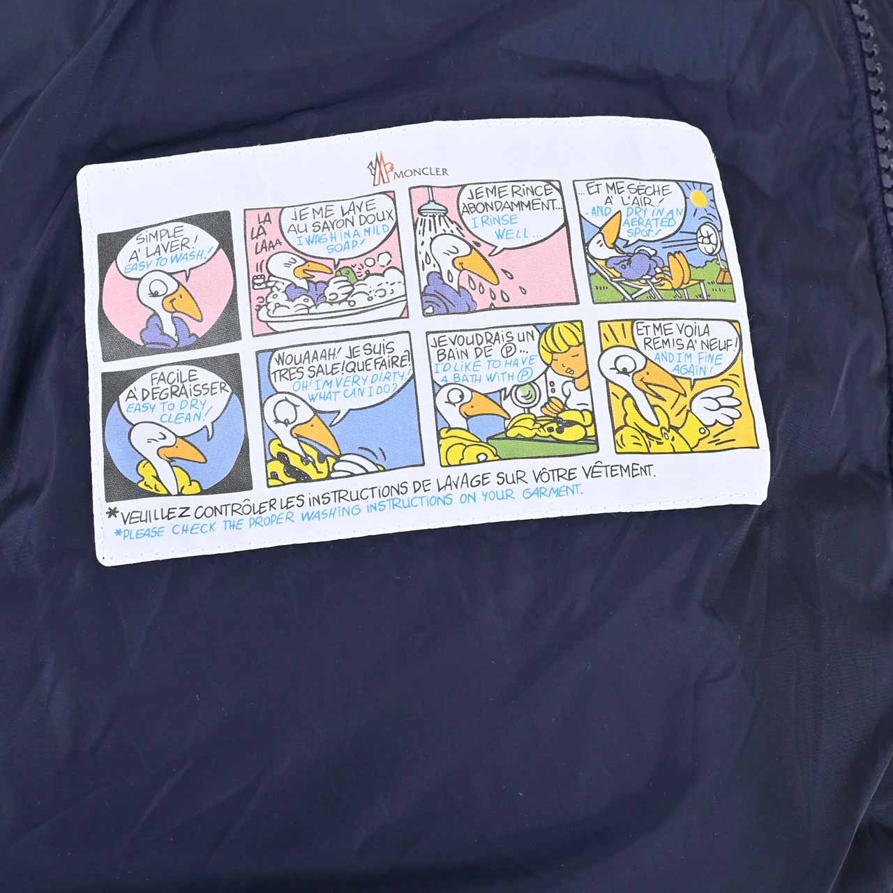 モンクレール MONCLER ダウンコート Cluny 742 ネイビー メンズ