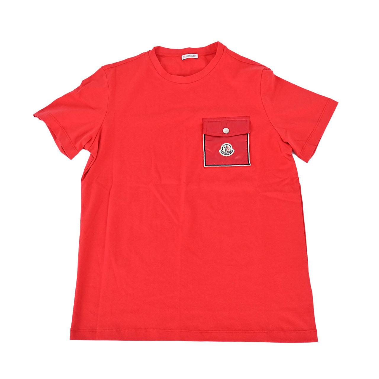 モンクレール MONCLER Tシャツ 8C000 48 8390Y 455 レッド メンズ
