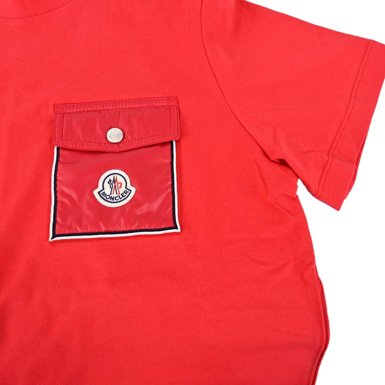 モンクレール MONCLER Tシャツ 8C000 48 8390Y 455 レッド メンズ
