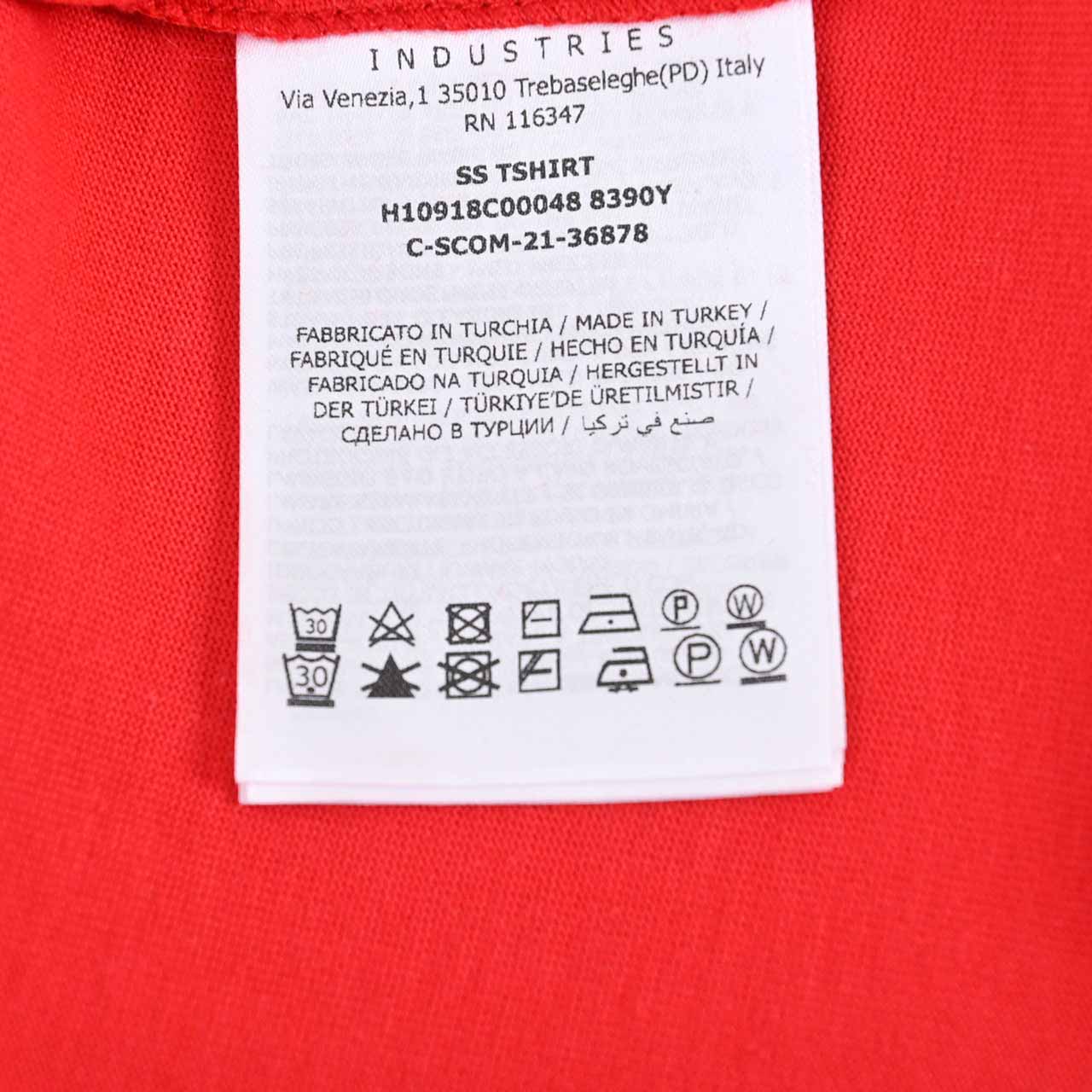 モンクレール MONCLER Tシャツ 8C000 48 8390Y 455 レッド メンズ