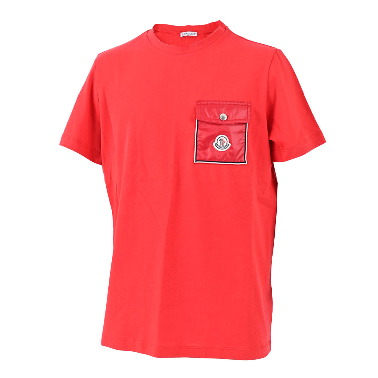 モンクレール MONCLER Tシャツ 8C000 48 8390Y 455 レッド メンズ