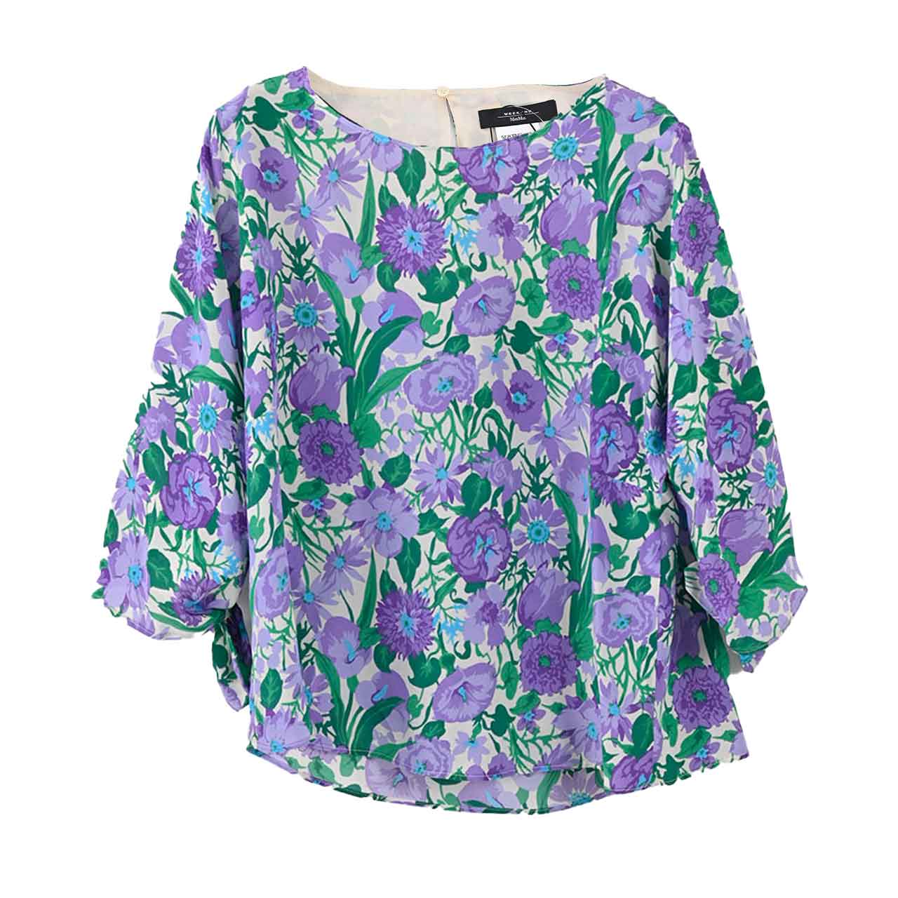 ウィークエンド マックスマーラ WEEKEND MAXMARA カットソー VORRA 511109316 4 パープル 2023SS レディース 【ラスト1点 40サイズ】 【再入荷なし 在庫限り】