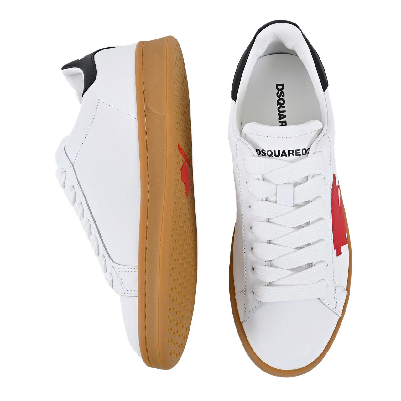 【期間限定SALE】 ディースクエアード DSQUARED2 スニーカー Boxer Lace-Up SNM0174 01500443 M2199 ホワイト 2023SS メンズ