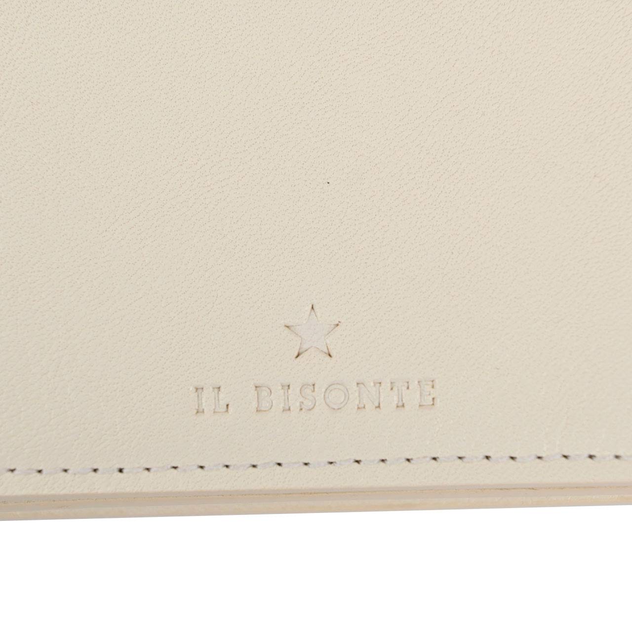 【期間限定SALE】 イルビゾンテ IL BISONTE 折財布 SSW014PV0001 WH179B ホワイト 2023SS メンズ レディース 新生活応援 ギフト プレゼント