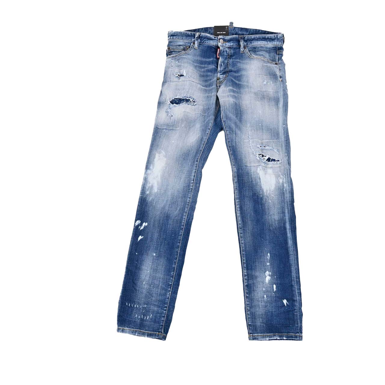 【期間限定SALE】 ディースクエアード DSQUARED2 ジーンズ S71LB1183 S30342 470 ブルー 2023SS メンズ 【ラスト1点 56サイズ】
