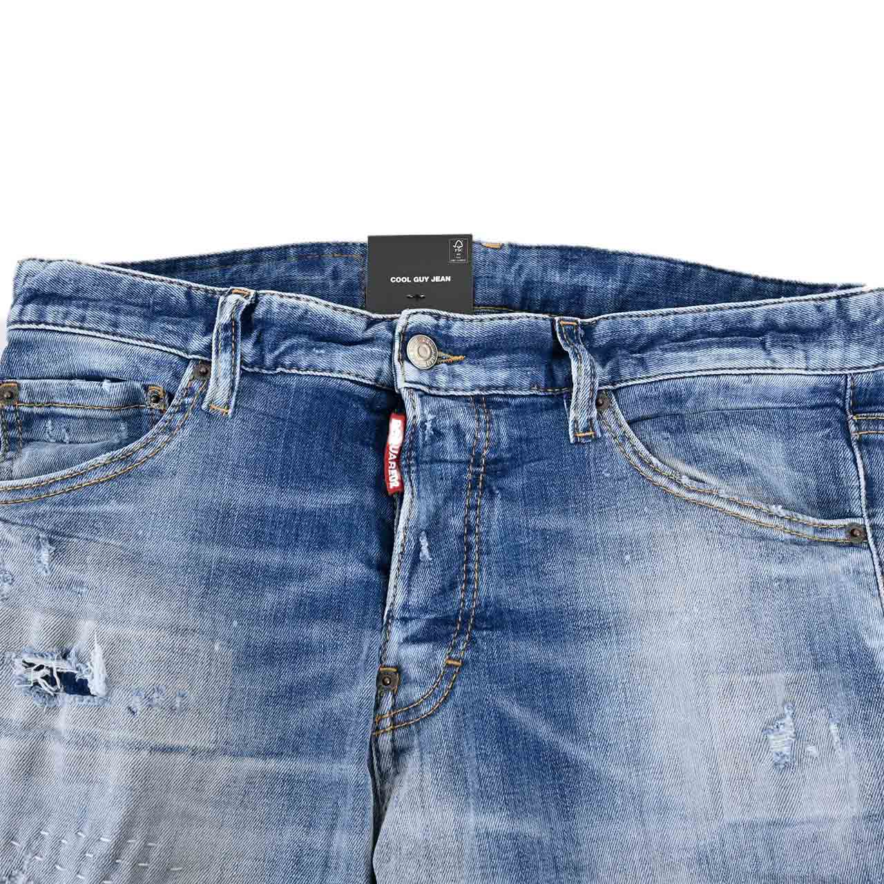 【期間限定SALE】 ディースクエアード DSQUARED2 ジーンズ S71LB1183 S30342 470 ブルー 2023SS メンズ 【ラスト1点 56サイズ】