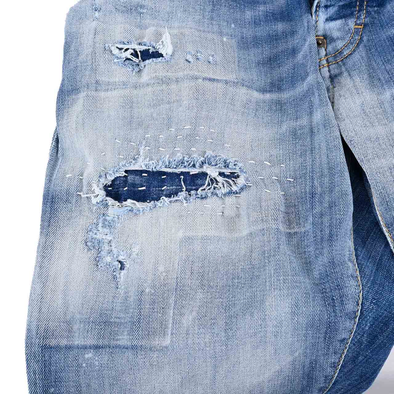 【期間限定SALE】 ディースクエアード DSQUARED2 ジーンズ S71LB1183 S30342 470 ブルー 2023SS メンズ 【ラスト1点 56サイズ】