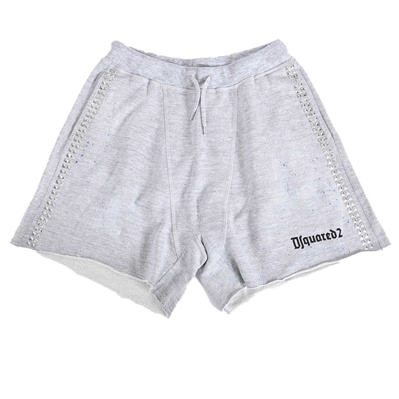 【期間限定SALE】 ディースクエアード DSQUARED2 ハーフパンツ S74MU0767 S25061 856M グレー 2023SS メンズ 【ラスト1点 Mサイズ】