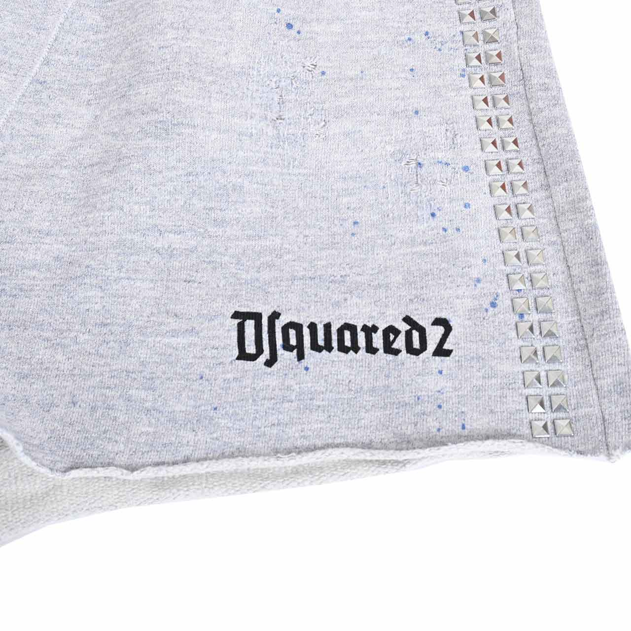 【期間限定SALE】 ディースクエアード DSQUARED2 ハーフパンツ S74MU0767 S25061 856M グレー 2023SS メンズ 【ラスト1点 Mサイズ】