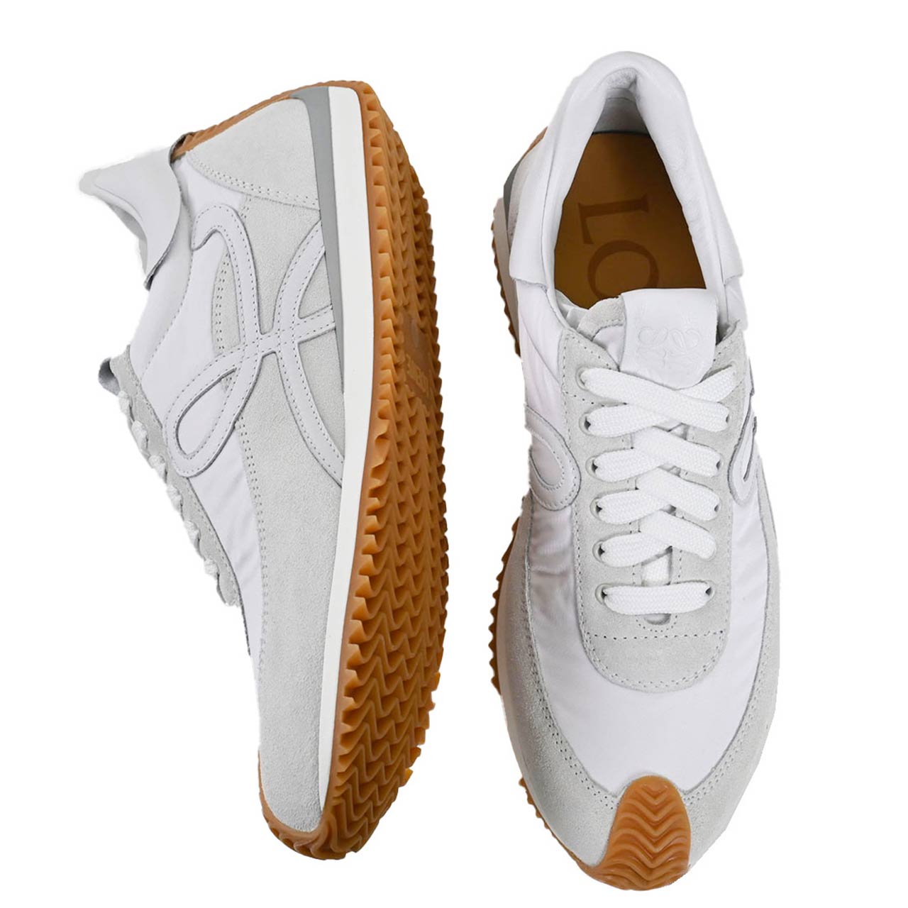 ロエベ LOEWE スニーカー FLOW RUNNER L815282X35 2100 ホワイト 2024年春夏 レディース