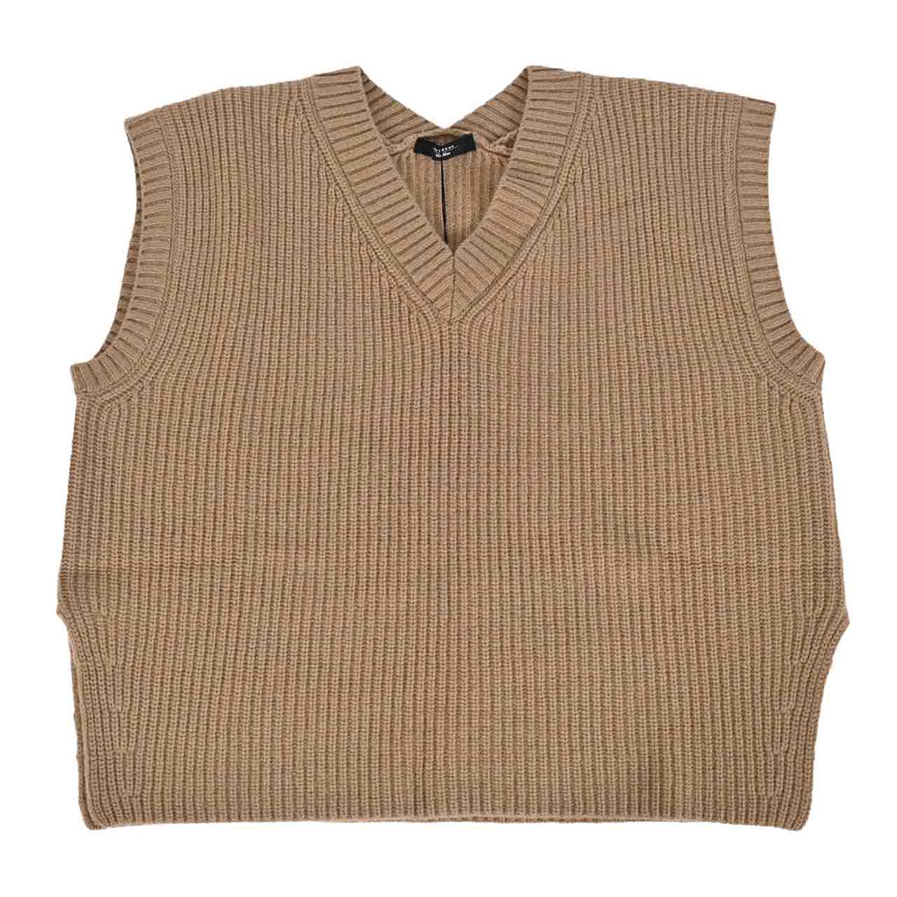 【SALE】 ウィークエンド マックスマーラ WEEKEND MAXMARA ベスト ALA 535601336 4 ブラウン レディース 【ラスト1点 Sサイズ】 【再入荷なし 在庫限り】