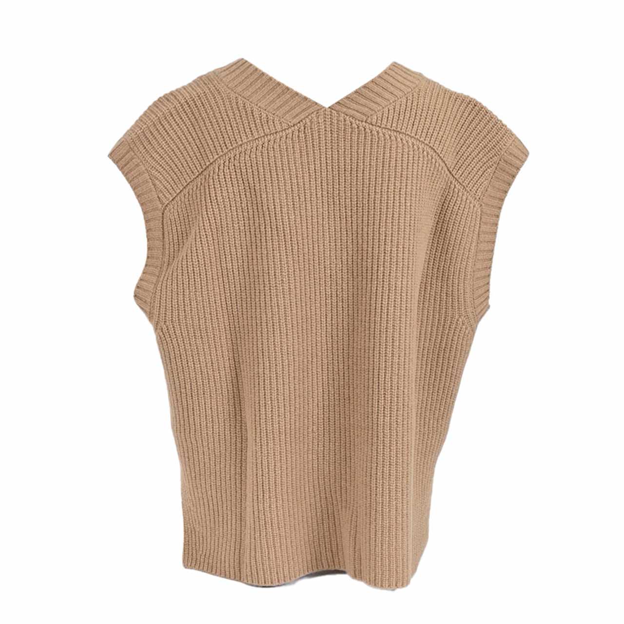 【SALE】 ウィークエンド マックスマーラ WEEKEND MAXMARA ベスト ALA 535601336 4 ブラウン レディース 【ラスト1点 Sサイズ】 【再入荷なし 在庫限り】