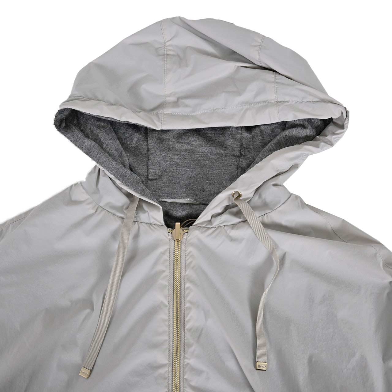 【期間限定SALE】 ヘルノ HERNO ジップアップパーカー GI00022DR 12431S 1985 グレー レディース 【ラスト1点 40サイズ】