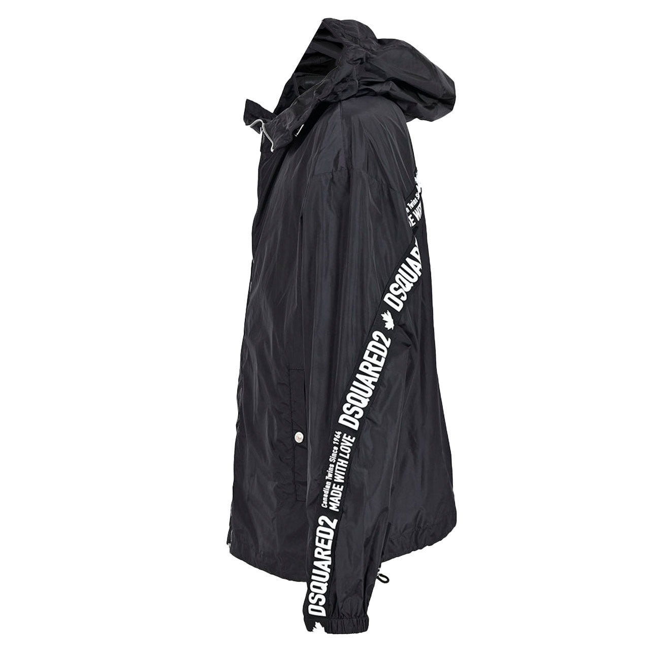 【期間限定SALE】 ディースクエアード DSQUARED2 フード付きブルゾン S74AM1443 S49197 900 ブラック メンズ