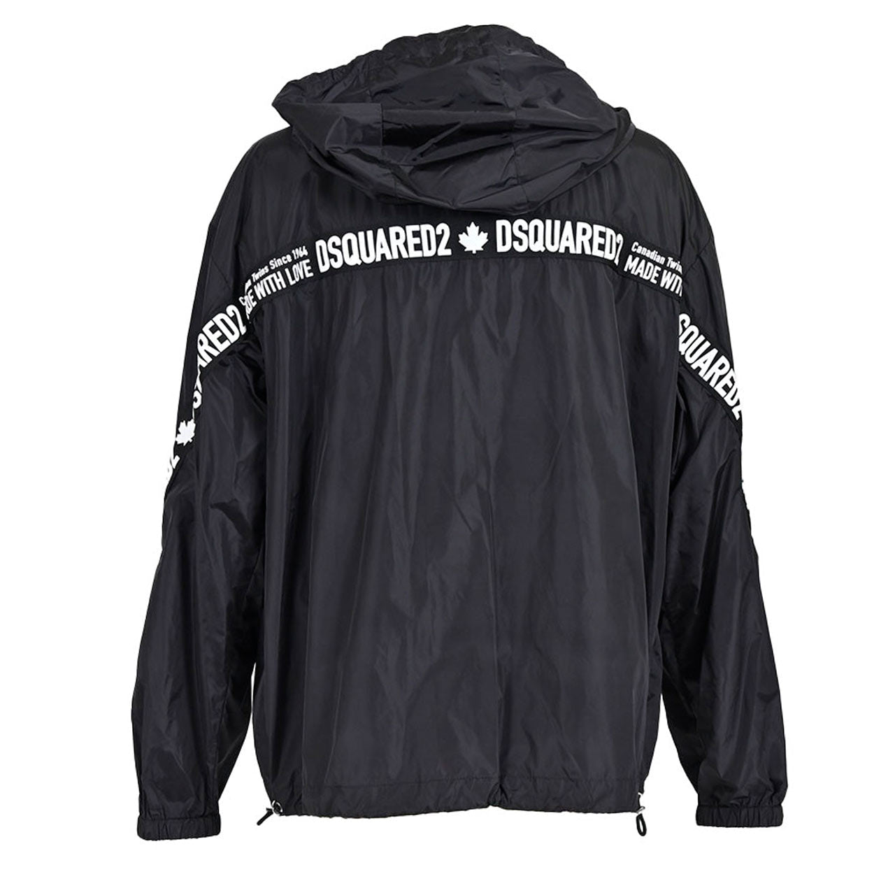 【期間限定SALE】 ディースクエアード DSQUARED2 フード付きブルゾン S74AM1443 S49197 900 ブラック メンズ