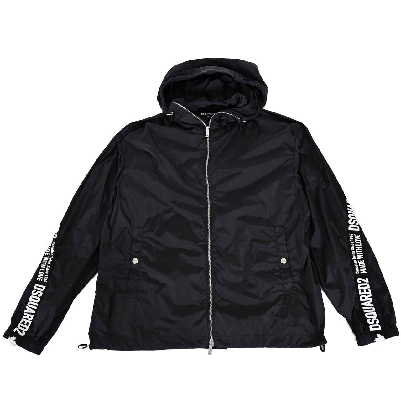 【期間限定SALE】 ディースクエアード DSQUARED2 フード付きブルゾン S74AM1443 S49197 900 ブラック メンズ