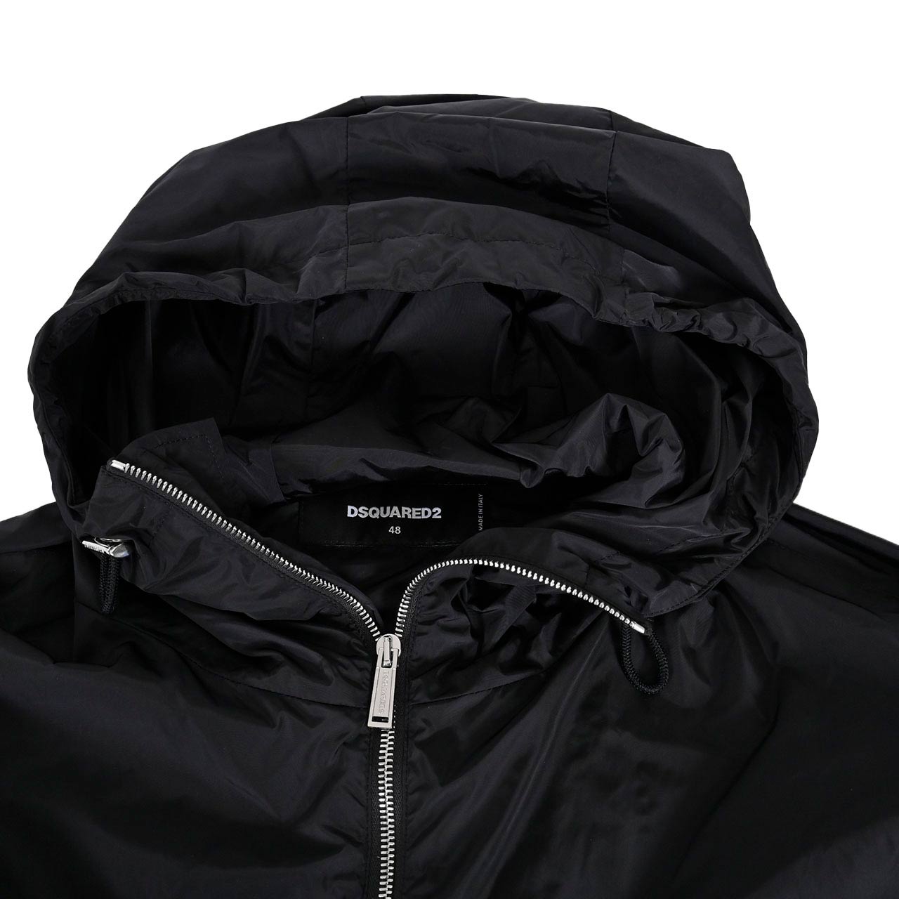 【期間限定SALE】 ディースクエアード DSQUARED2 フード付きブルゾン S74AM1443 S49197 900 ブラック メンズ