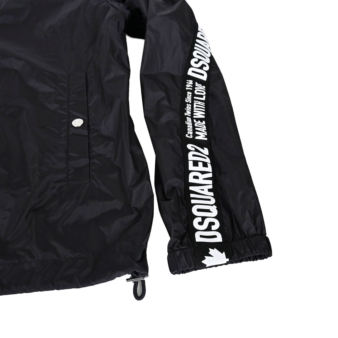 【期間限定SALE】 ディースクエアード DSQUARED2 フード付きブルゾン S74AM1443 S49197 900 ブラック メンズ