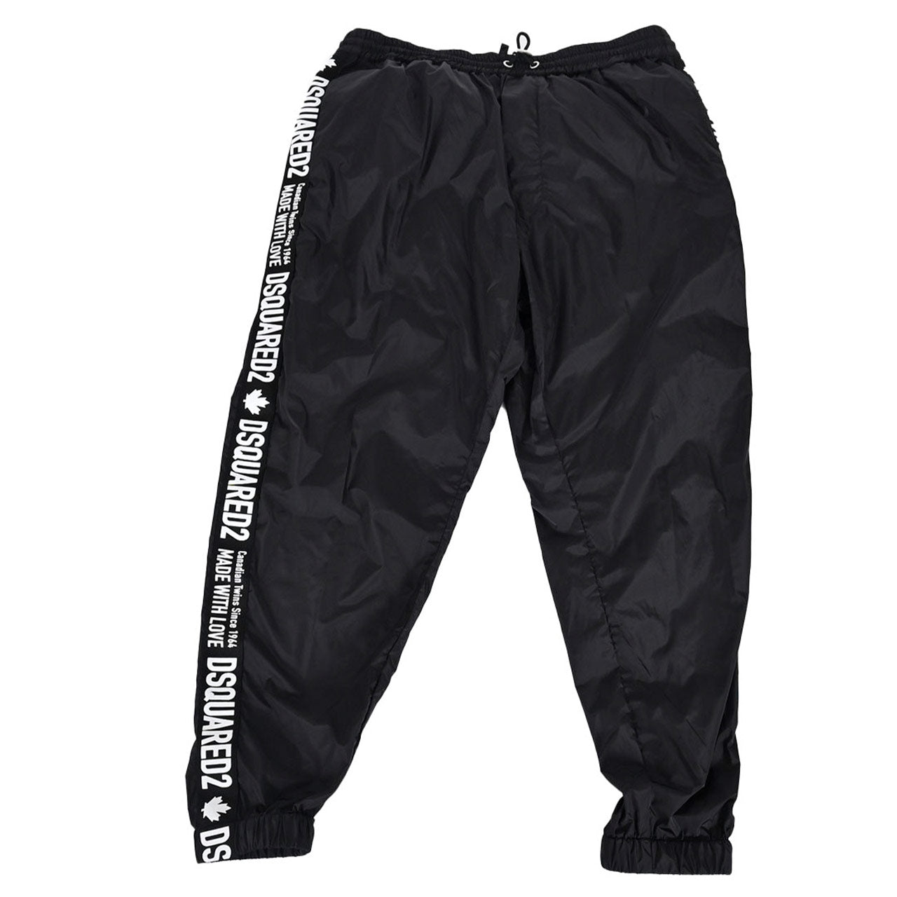 【期間限定SALE】 ディースクエアード DSQUARED2 イージーパンツ S74KB0831 S49197 900 ブラック メンズ