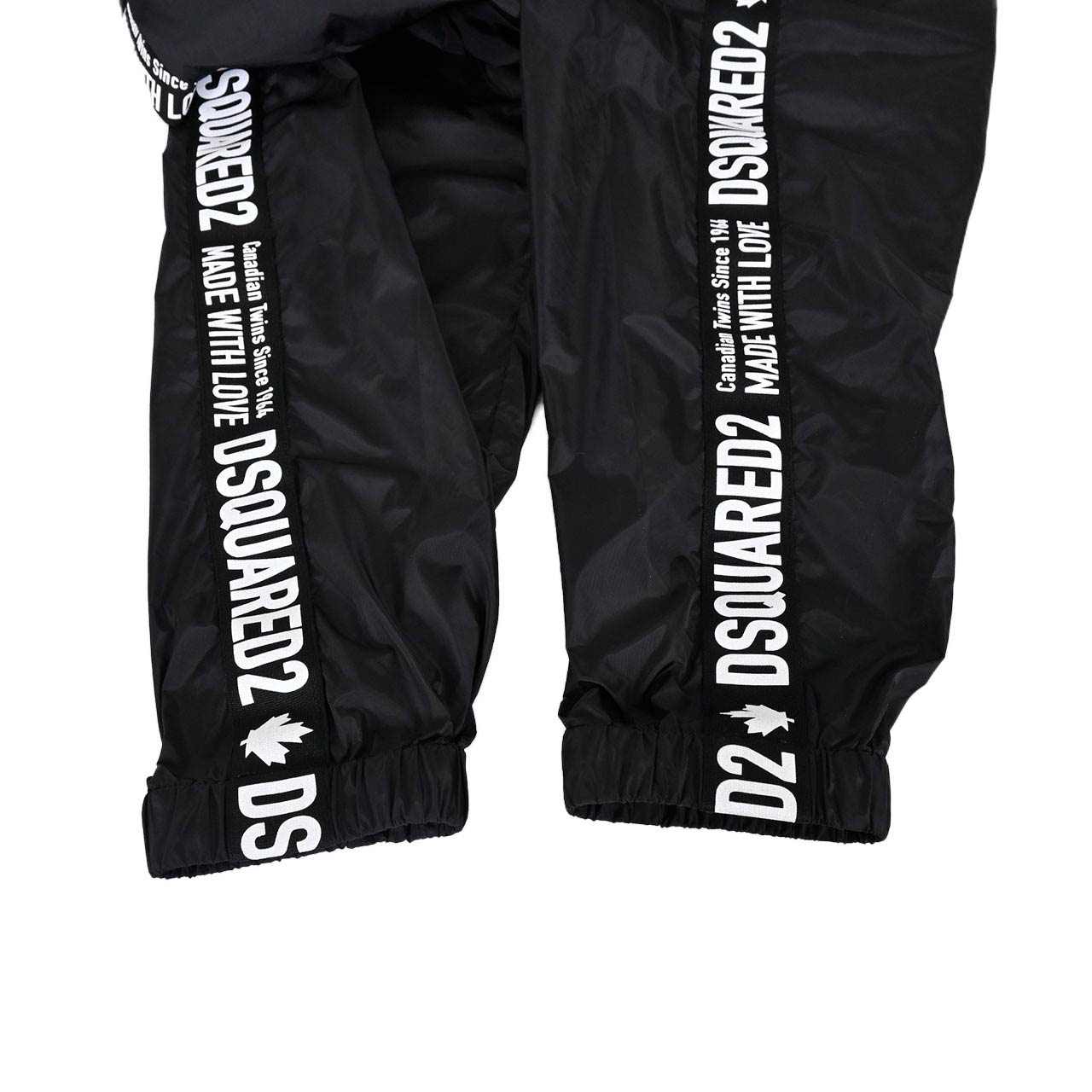 【期間限定SALE】 ディースクエアード DSQUARED2 イージーパンツ S74KB0831 S49197 900 ブラック メンズ