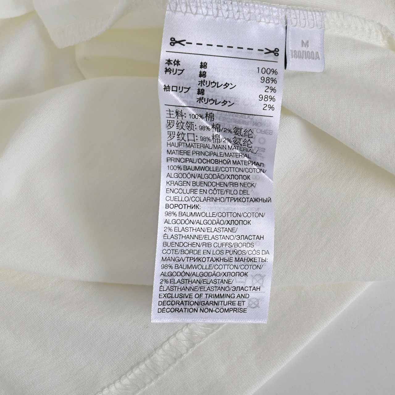 【期間限定SALE】 ワイスリー Y-3 クルーネック長袖Tシャツ IQ2147 ホワイト メンズ