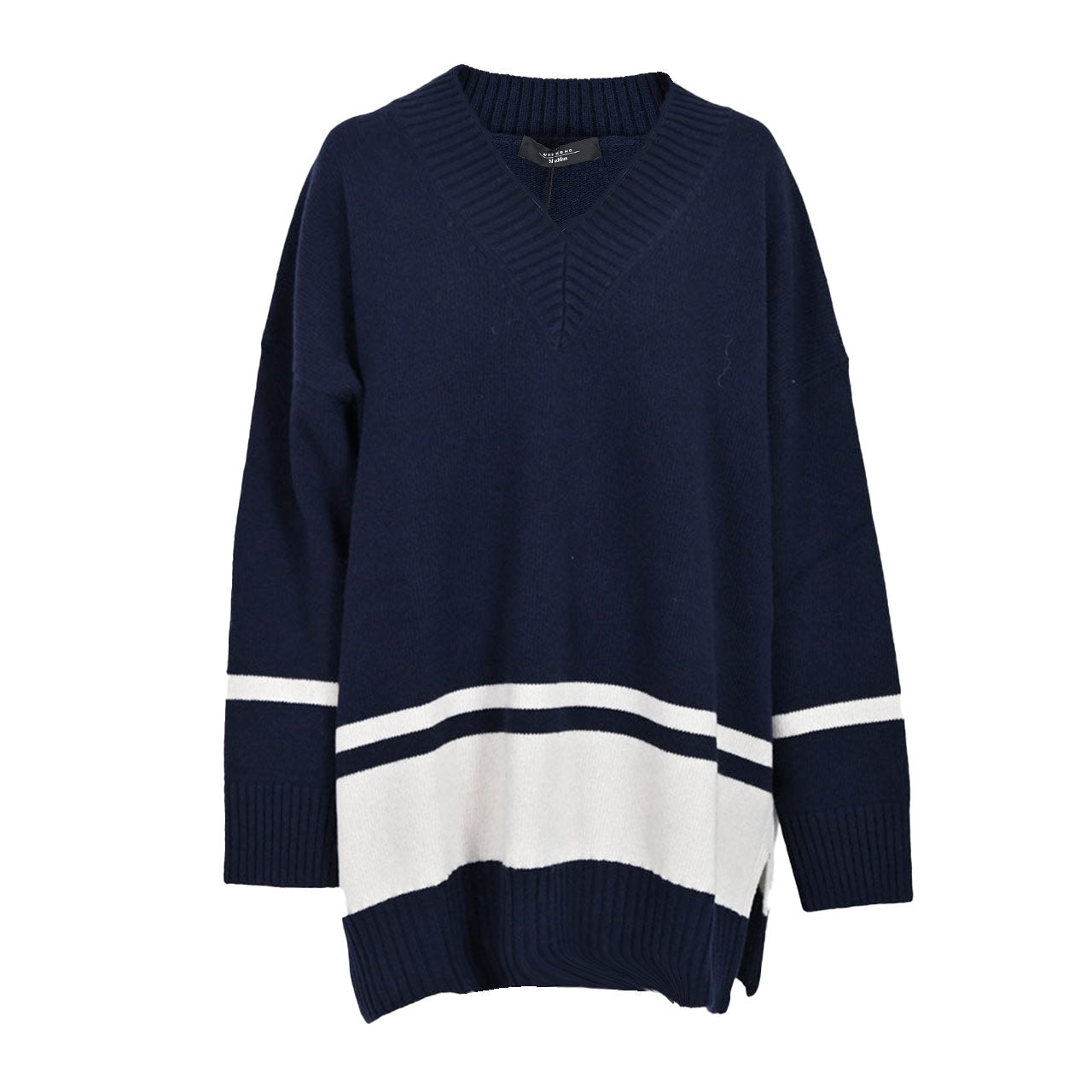 【SALE】 ウィークエンド マックスマーラ WEEKEND MAXMARA セーター NURAGHE 536613336 34 ネイビー レディース 【ラスト1点 Sサイズ】 【再入荷なし 在庫限り】