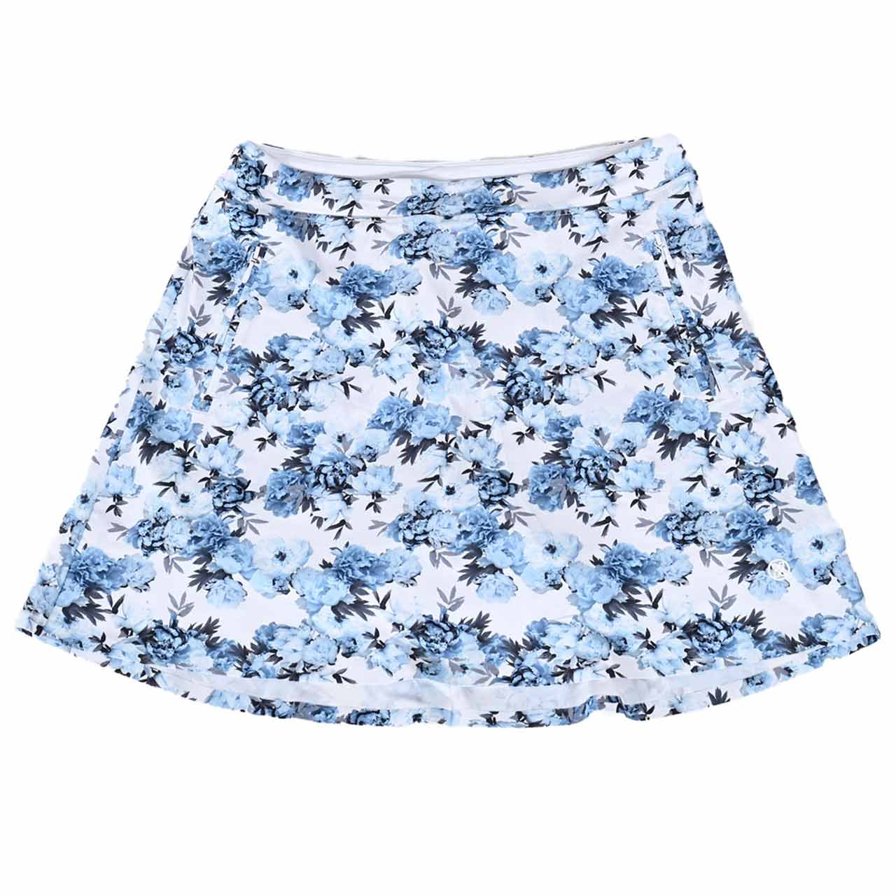 【期間限定SALE】 ジーフォア G FORE スカート PHOTO FLORAL A-LINE G4LF23B05A SNOW ホワイト レディース ゴルフ
