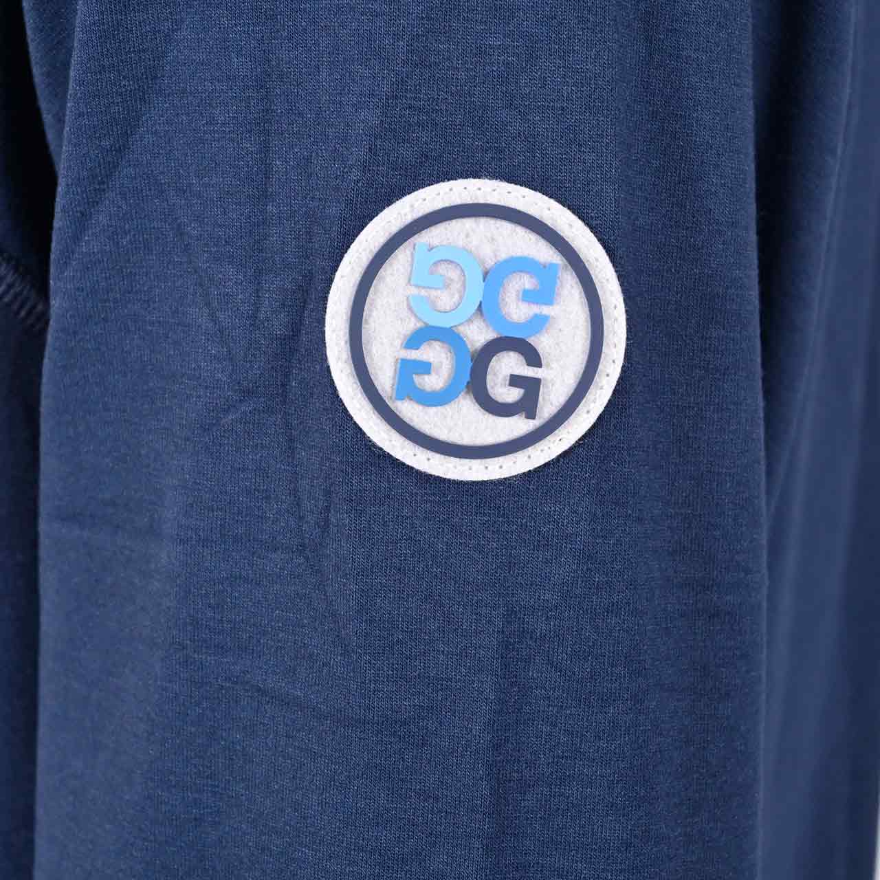 ジーフォア G FORE トップス LUXE QUARTER ZIP G4MA23K123 TWILIGHT ネイビー メンズ ゴルフ