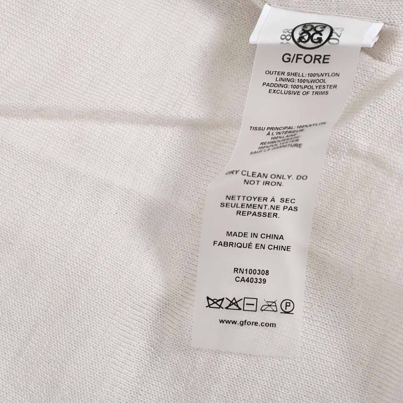 【期間限定SALE】 ジーフォア G FORE ベスト CIRCLE G PUFFER G4LF23O67 STONE ベージュ レディース ゴルフ