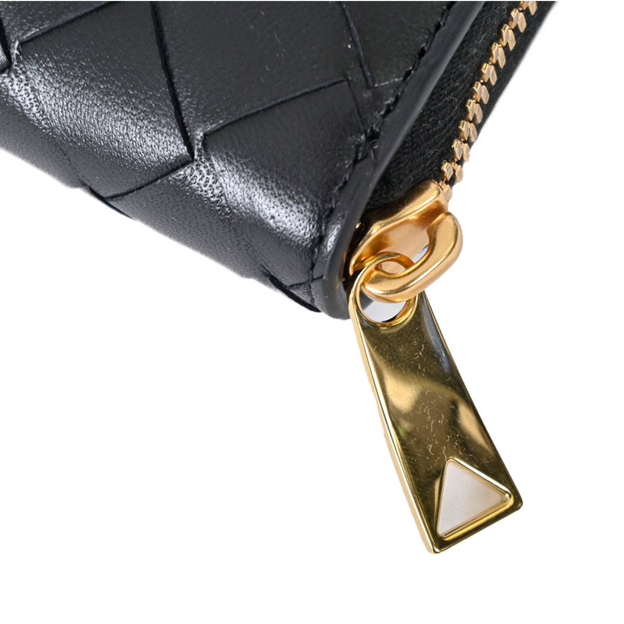 ボッテガ ヴェネタ BOTTEGA VENETA ラウンドファスナー長財布 608053 8425 ブラック レディース