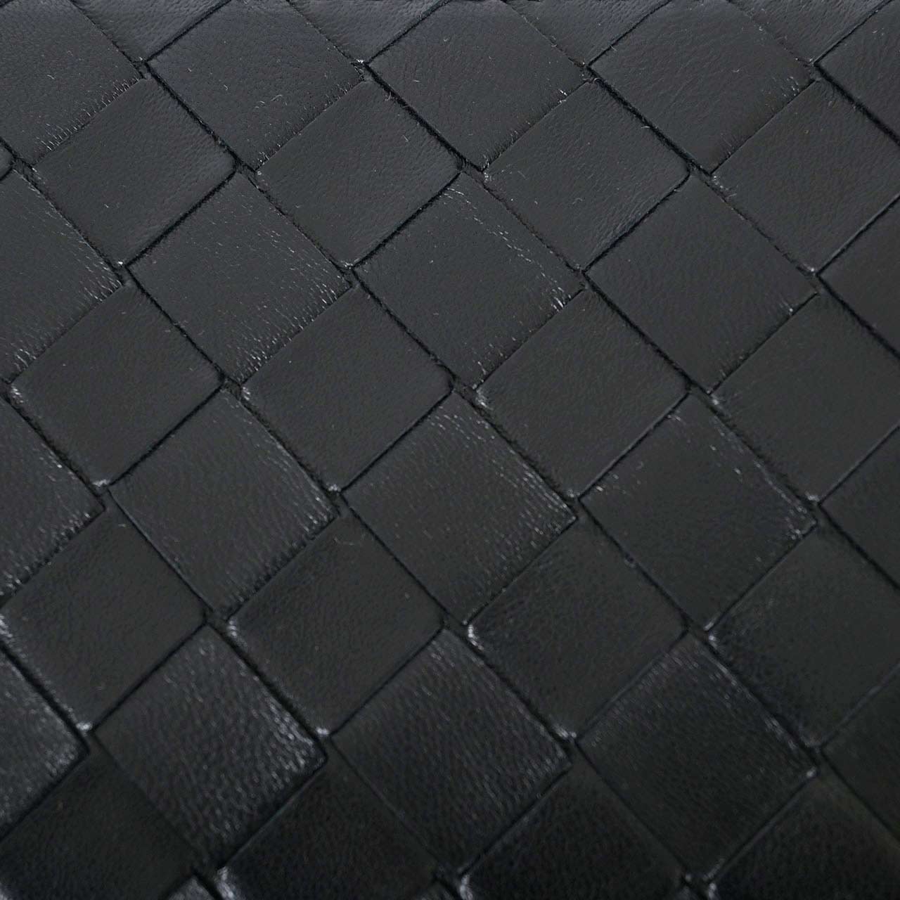 ボッテガ ヴェネタ BOTTEGA VENETA ラウンドファスナー長財布 608053 8425 ブラック レディース