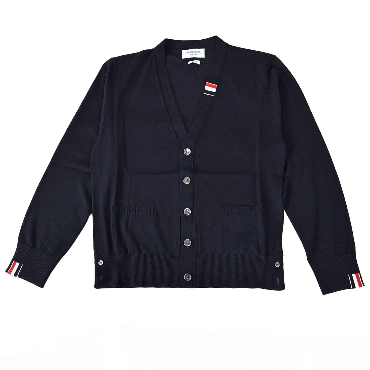 【期間限定SALE】 トムブラウン Thom Browne カーディガン MKC489A Y1014 415 ネイビー メンズ 2024年秋冬新作 2024AW