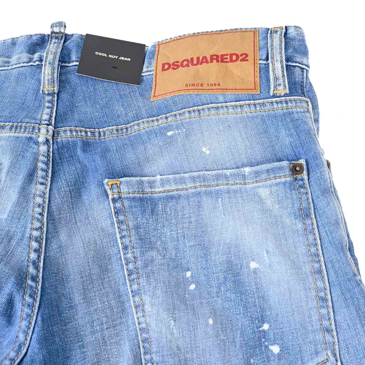 【期間限定SALE】 ディースクエアード DSQUARED2 ジーンズ COOL GUY JEAN S74LB1368 S30342 470 ブルー メンズ 【ラスト1点 46サイズ】