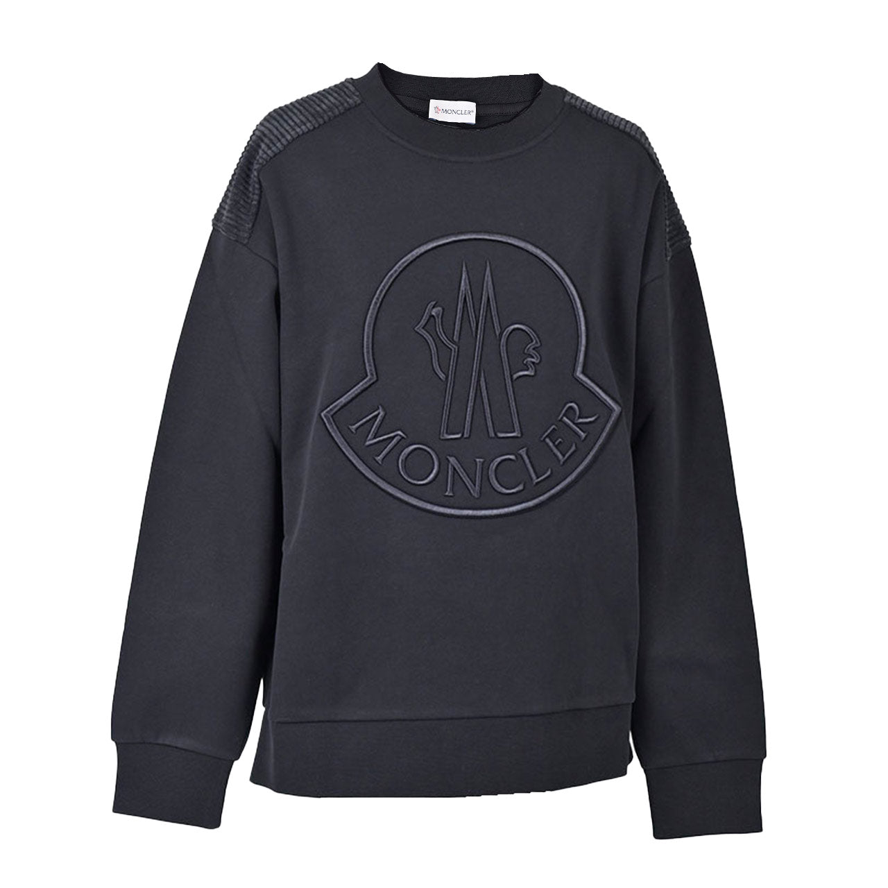 モンクレール MONCLER トレーナー 8G000 42 899U5 999 ブラック レディース 【ラスト1点 Sサイズ】