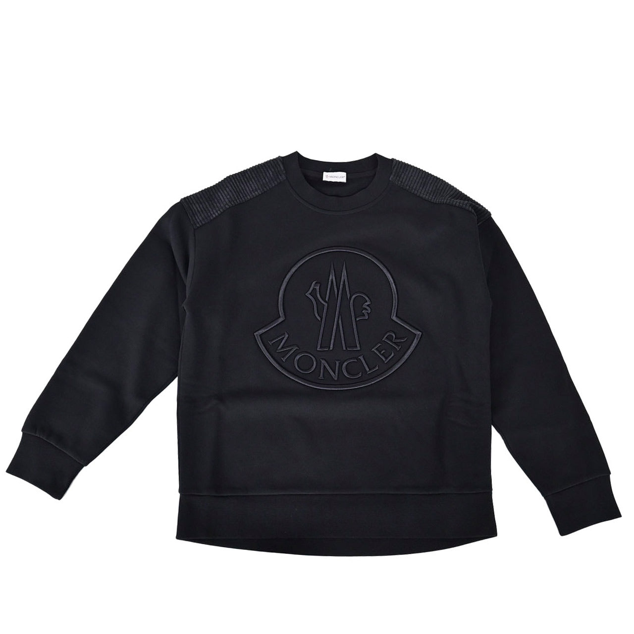 モンクレール MONCLER トレーナー 8G000 42 899U5 999 ブラック レディース 【ラスト1点 Sサイズ】