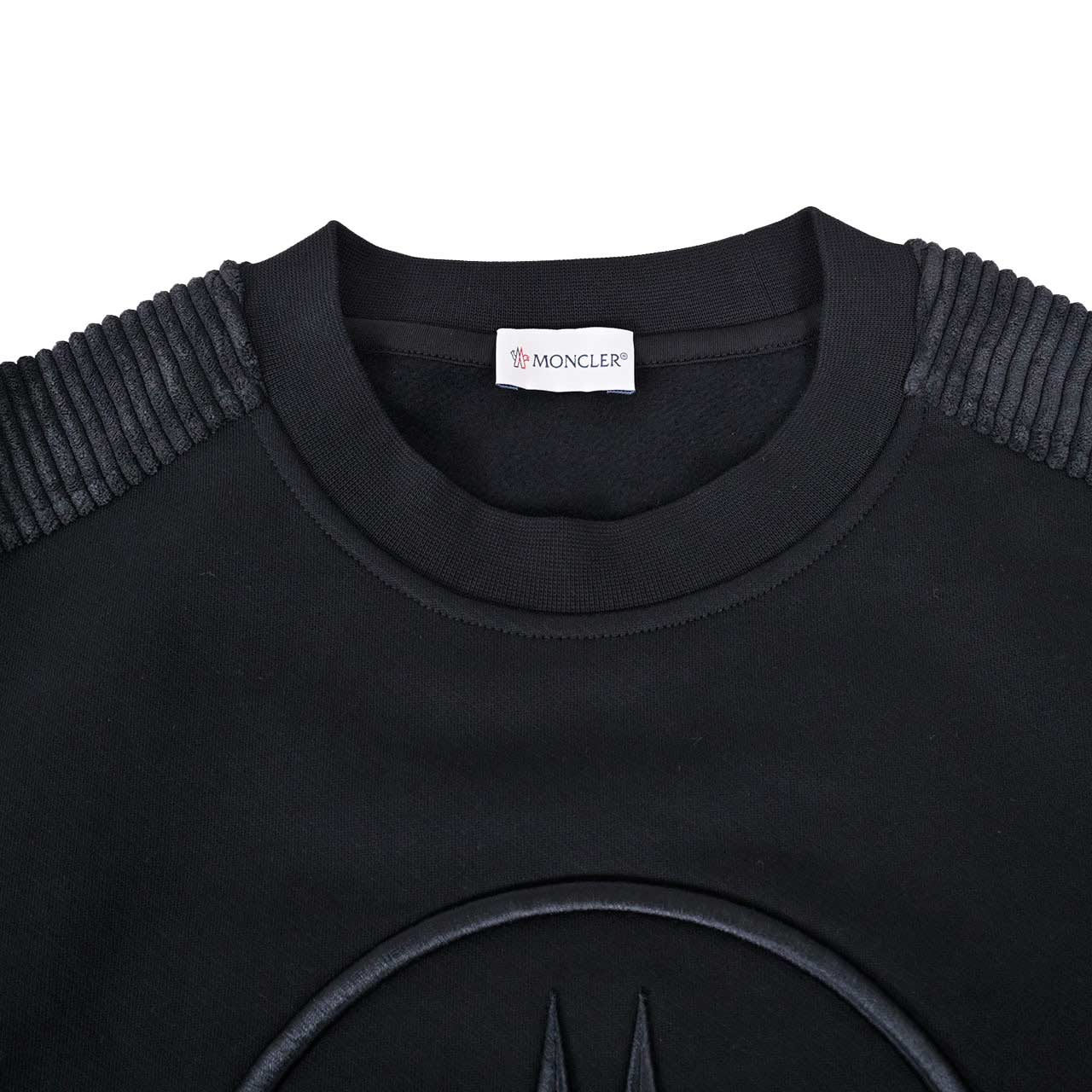 モンクレール MONCLER トレーナー 8G000 42 899U5 999 ブラック レディース 【ラスト1点 Sサイズ】