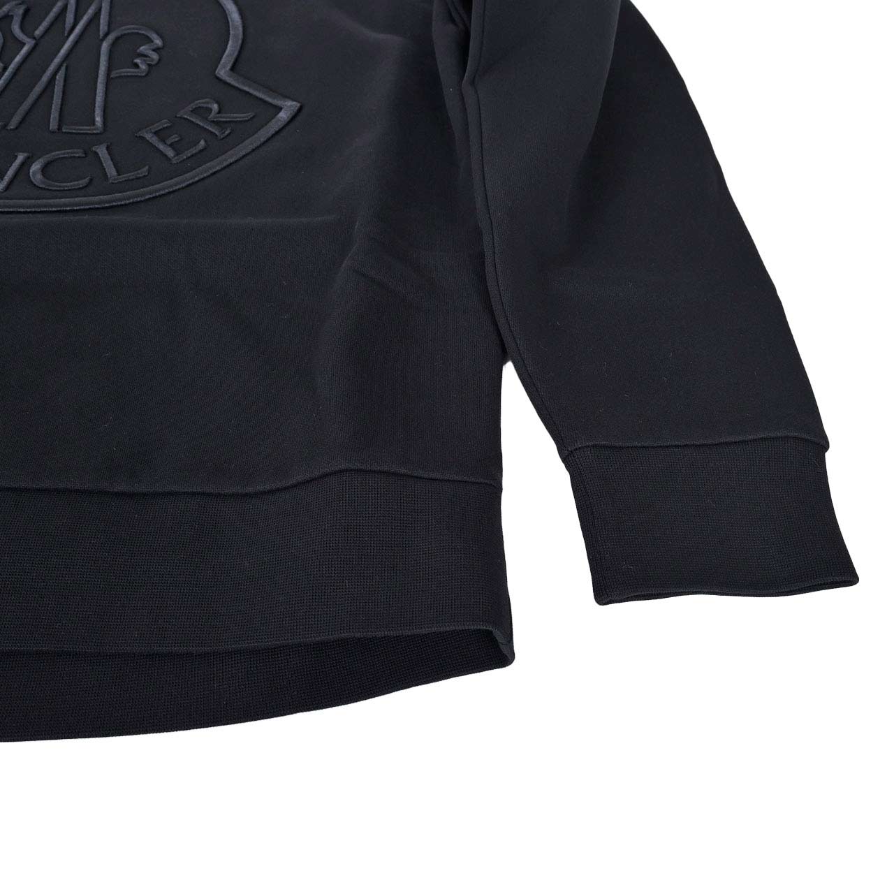 モンクレール MONCLER トレーナー 8G000 42 899U5 999 ブラック レディース 【ラスト1点 Sサイズ】