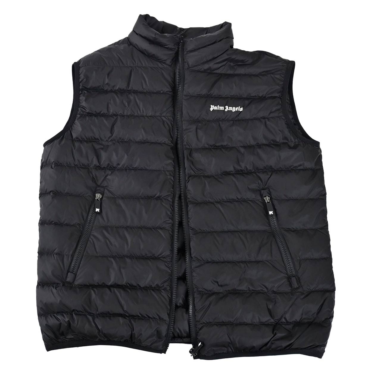 【期間限定SALE】 パーム エンジェルス Palm Angels ダウンベスト PMEX009S24FA B001 1003 ブラック メンズ 2024年秋冬新作 2024AW 【ラスト1点 XLサイズ】