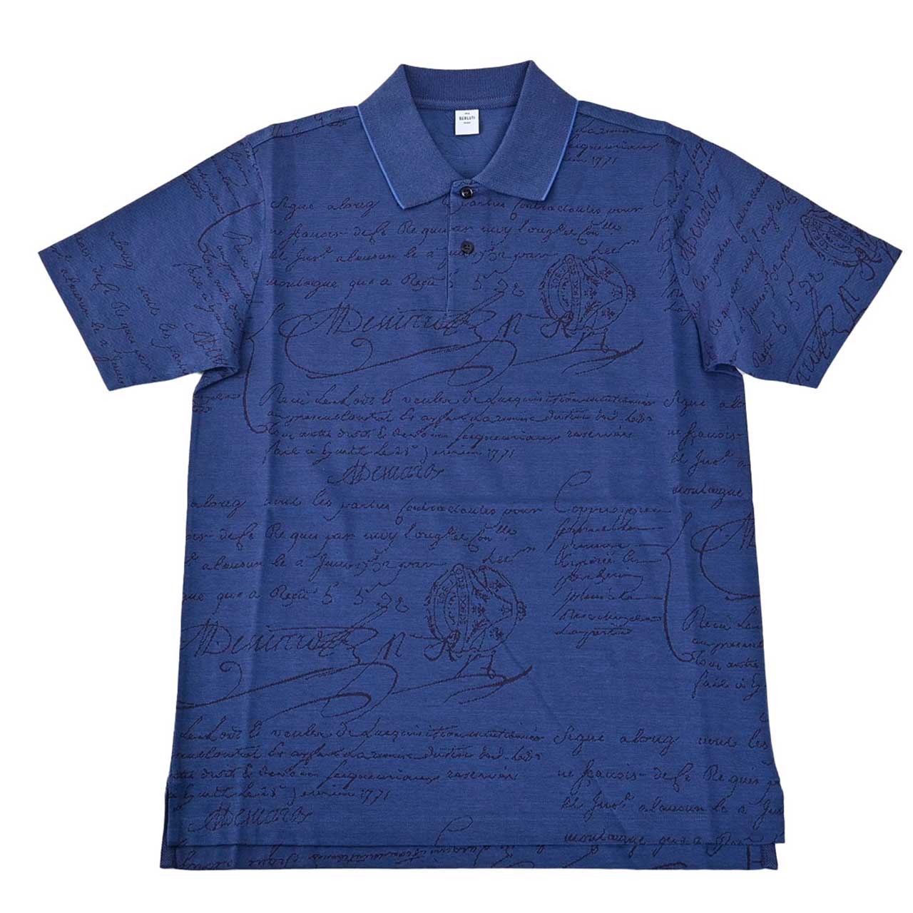 【13%OFF】 ベルルッティ BERLUTI ポロシャツ JPS59 JAFX BLEU DE SMALT R26JPS59 001 21N ブルー メンズ ゴルフ