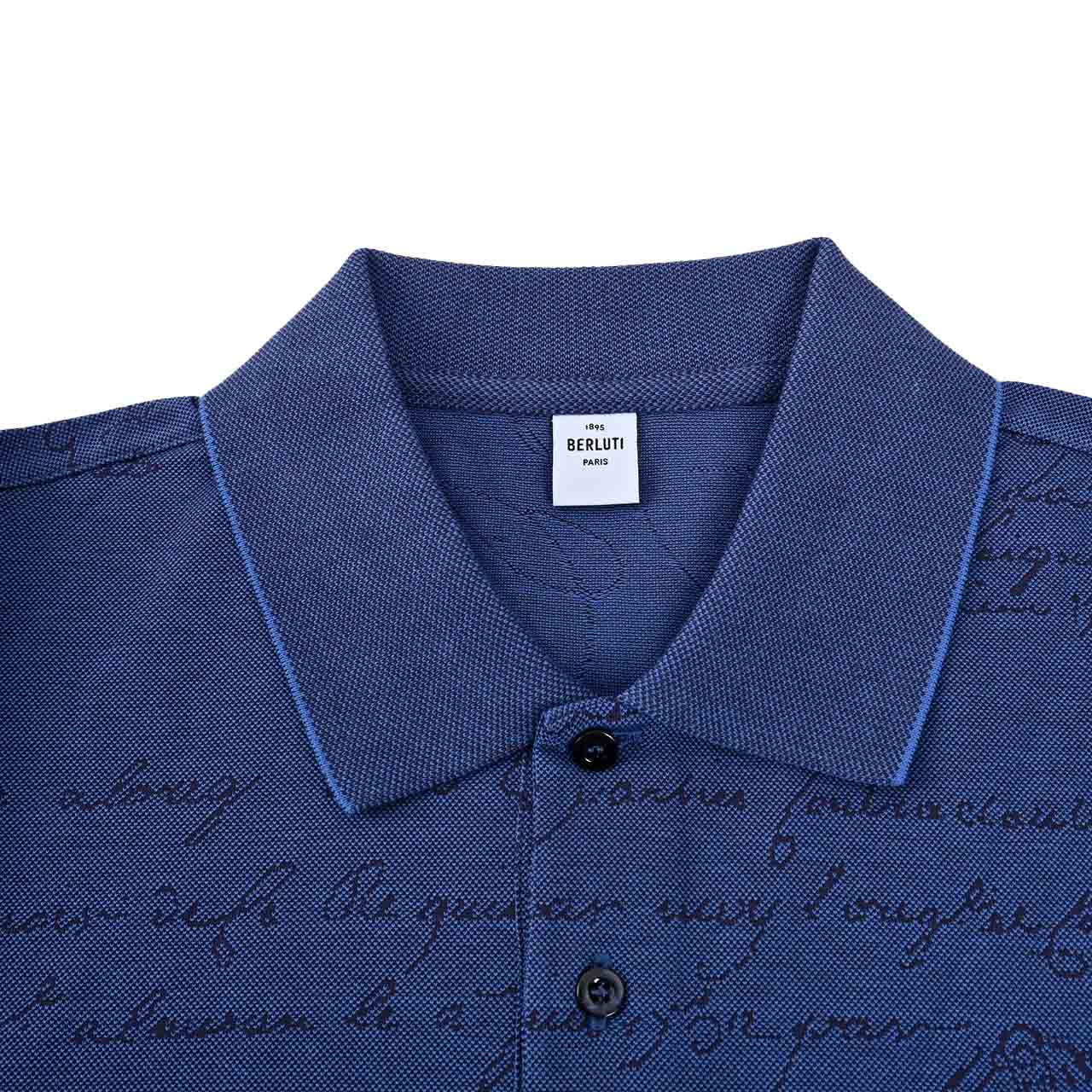 【13%OFF】 ベルルッティ BERLUTI ポロシャツ JPS59 JAFX BLEU DE SMALT R26JPS59 001 21N ブルー メンズ ゴルフ