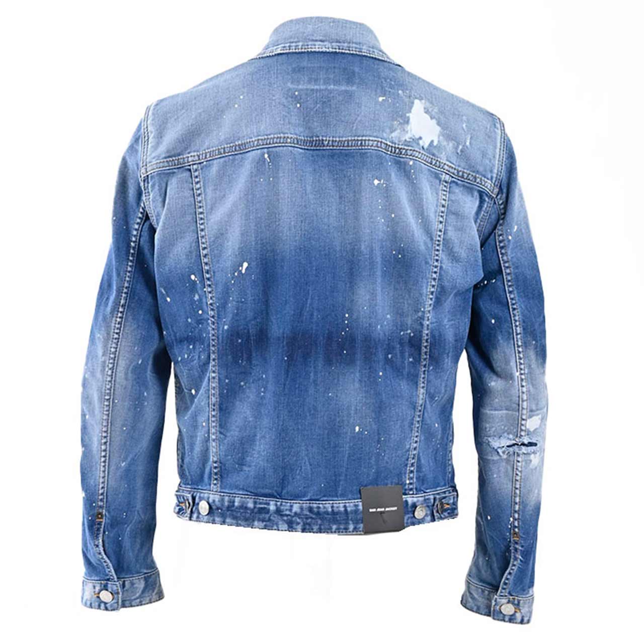 【期間限定SALE】 ディースクエアード DSQUARED2 デニムジャケット S74AM1463 S30789 Dan Jean Jacket 470 ブルー 2024年春夏新作 2024SS メンズ