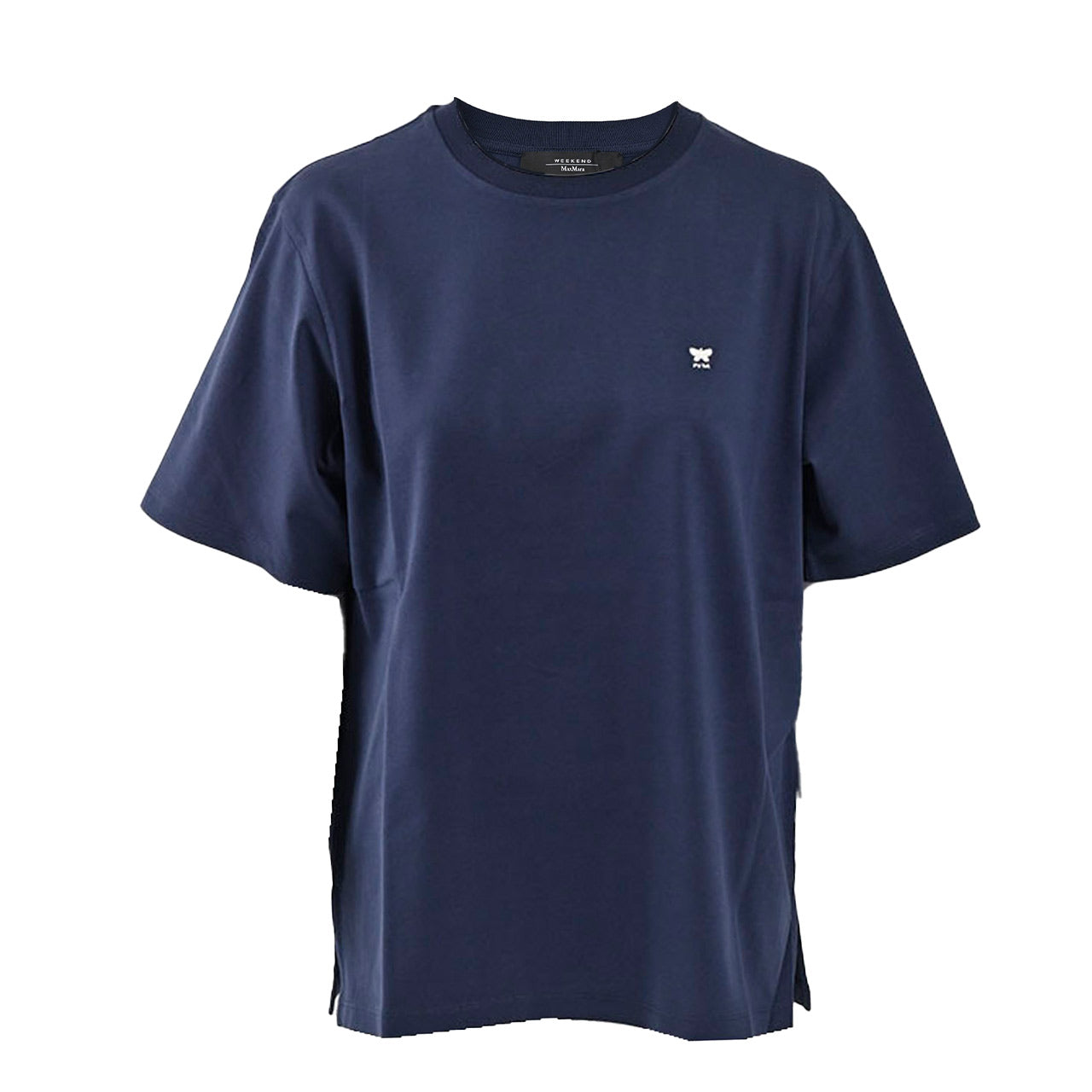 ウィークエンド マックスマーラ WEEKEND MAXMARA Tシャツ DEODARA 59710416 010 ネイビー 2024年春夏新作 2024SS レディース 【再入荷なし 在庫限り】 【ラスト1点 XSサイズ】