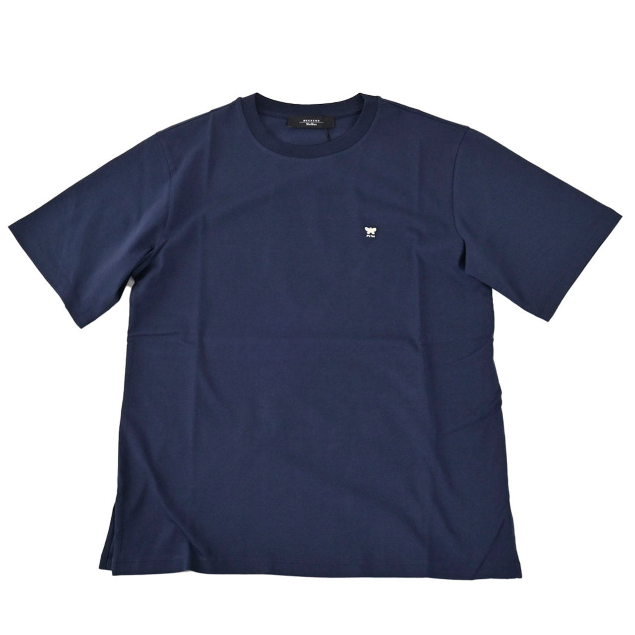 ウィークエンド マックスマーラ WEEKEND MAXMARA Tシャツ DEODARA 59710416 010 ネイビー 2024年春夏新作 2024SS レディース 【再入荷なし 在庫限り】 【ラスト1点 XSサイズ】
