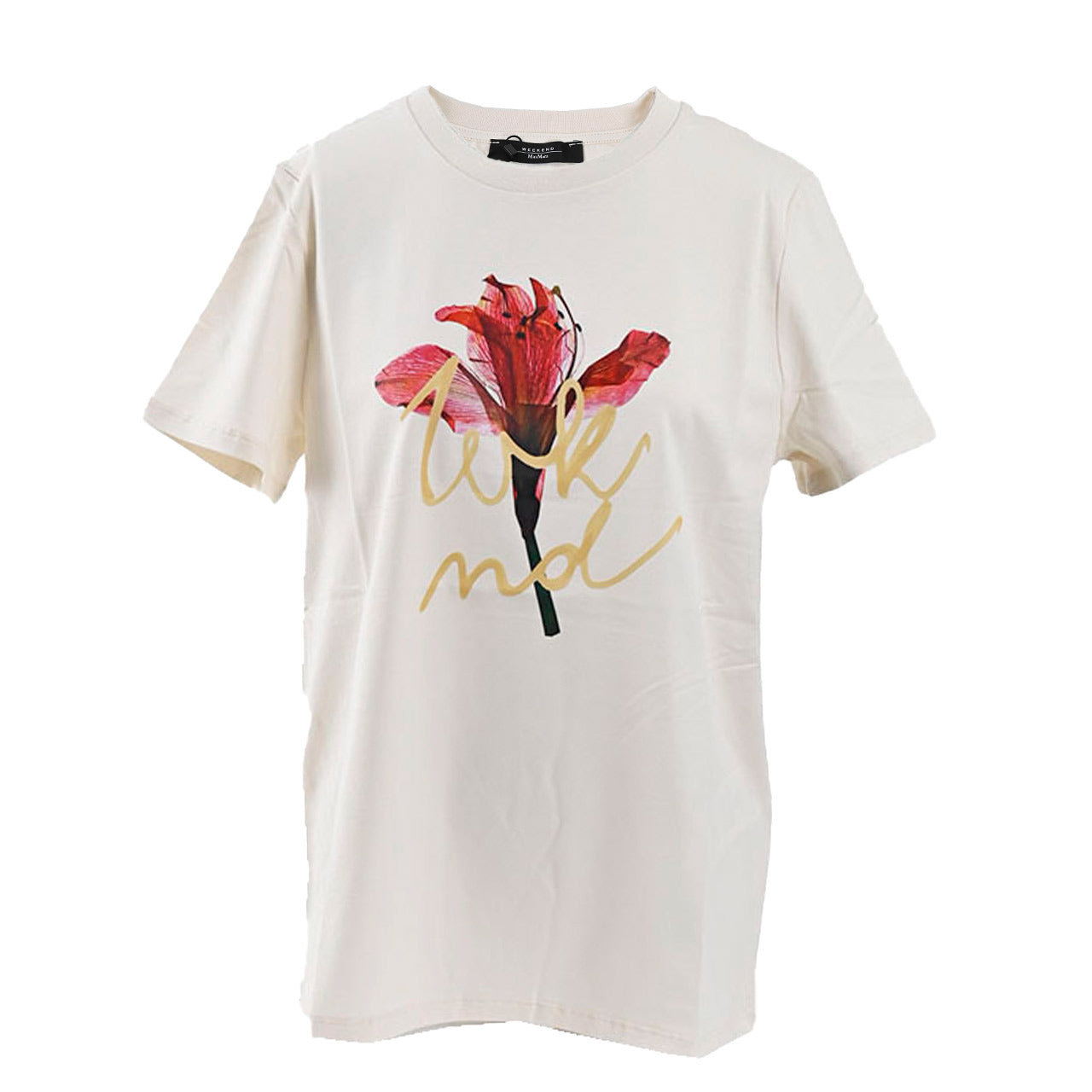 【55%OFF】 ウィークエンド マックスマーラ WEEKEND MAXMARA Tシャツ NERVI 59710516 003 クリーム レディース 【再入荷なし 在庫限り】