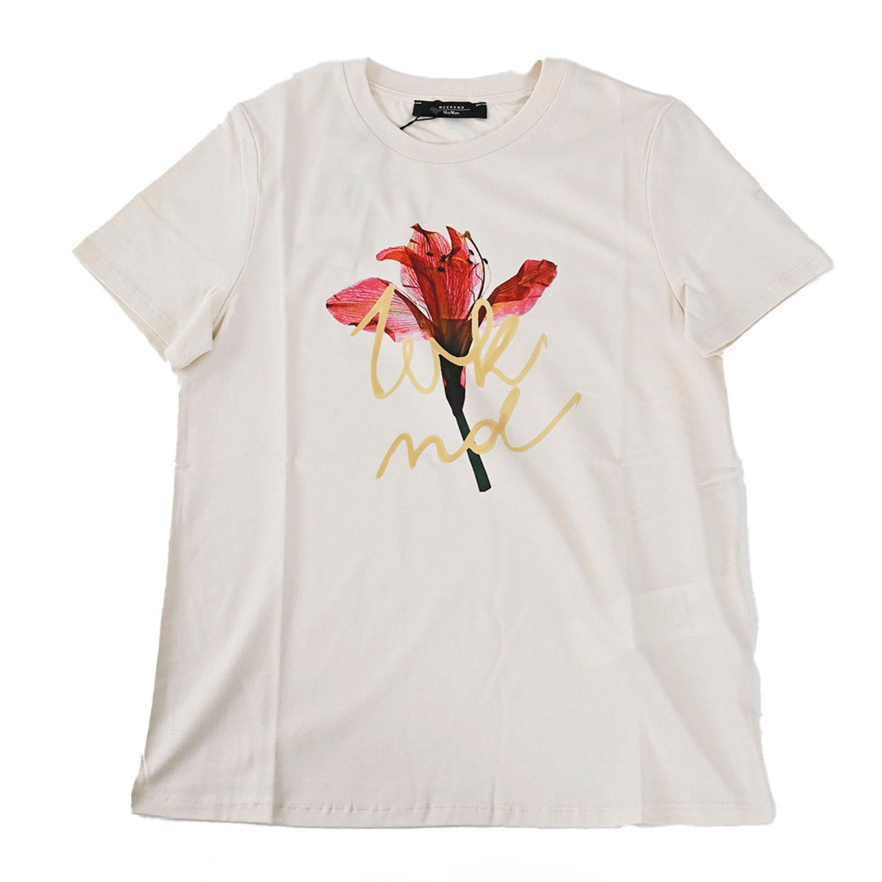 【55%OFF】 ウィークエンド マックスマーラ WEEKEND MAXMARA Tシャツ NERVI 59710516 003 クリーム レディース 【再入荷なし 在庫限り】