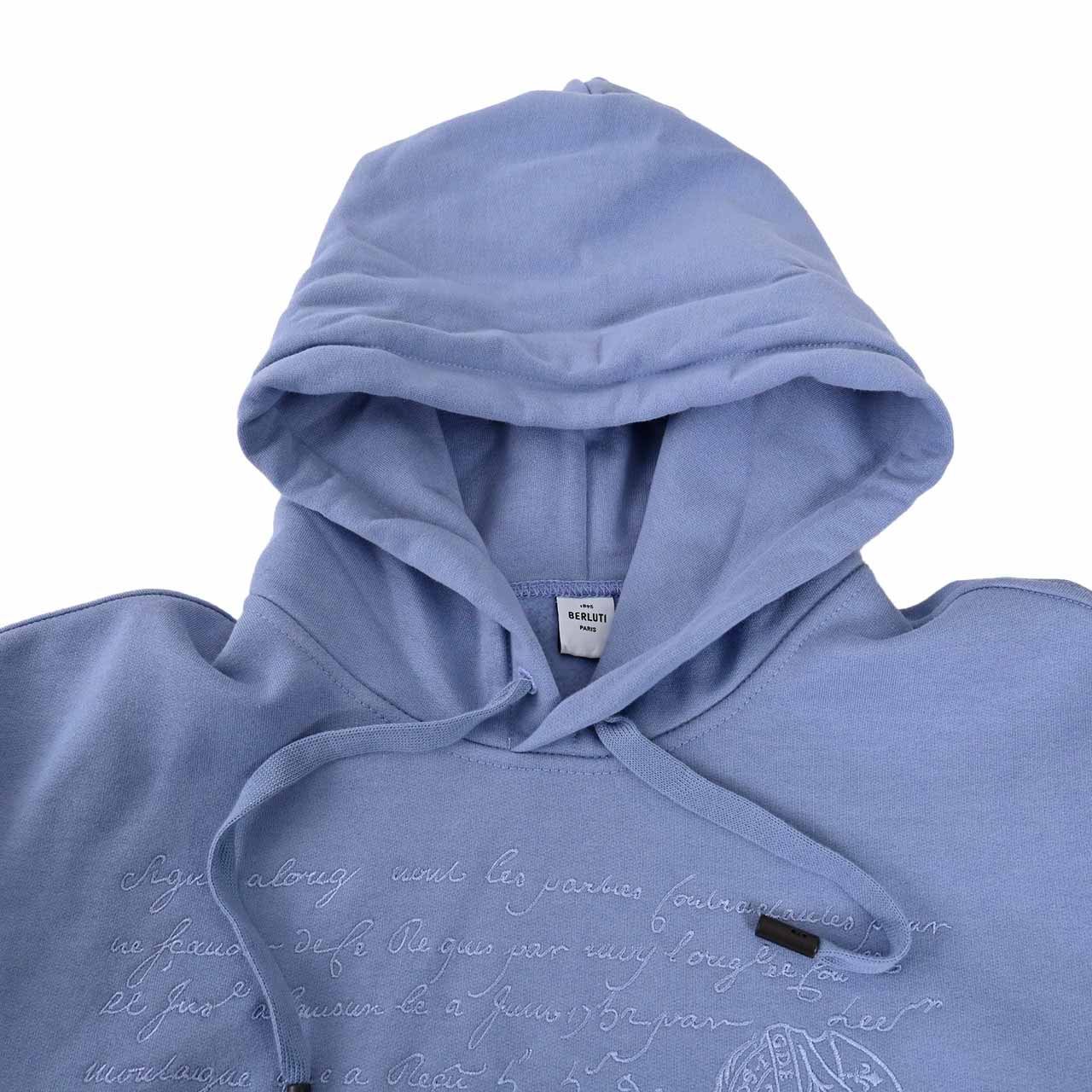 ベルルッティ BERLUTI パーカー JHL39 JBAP PALE BLUE R26JHL39 001 25N ブルー 2024年春夏新作 2024SS メンズ 【プライスダウン】