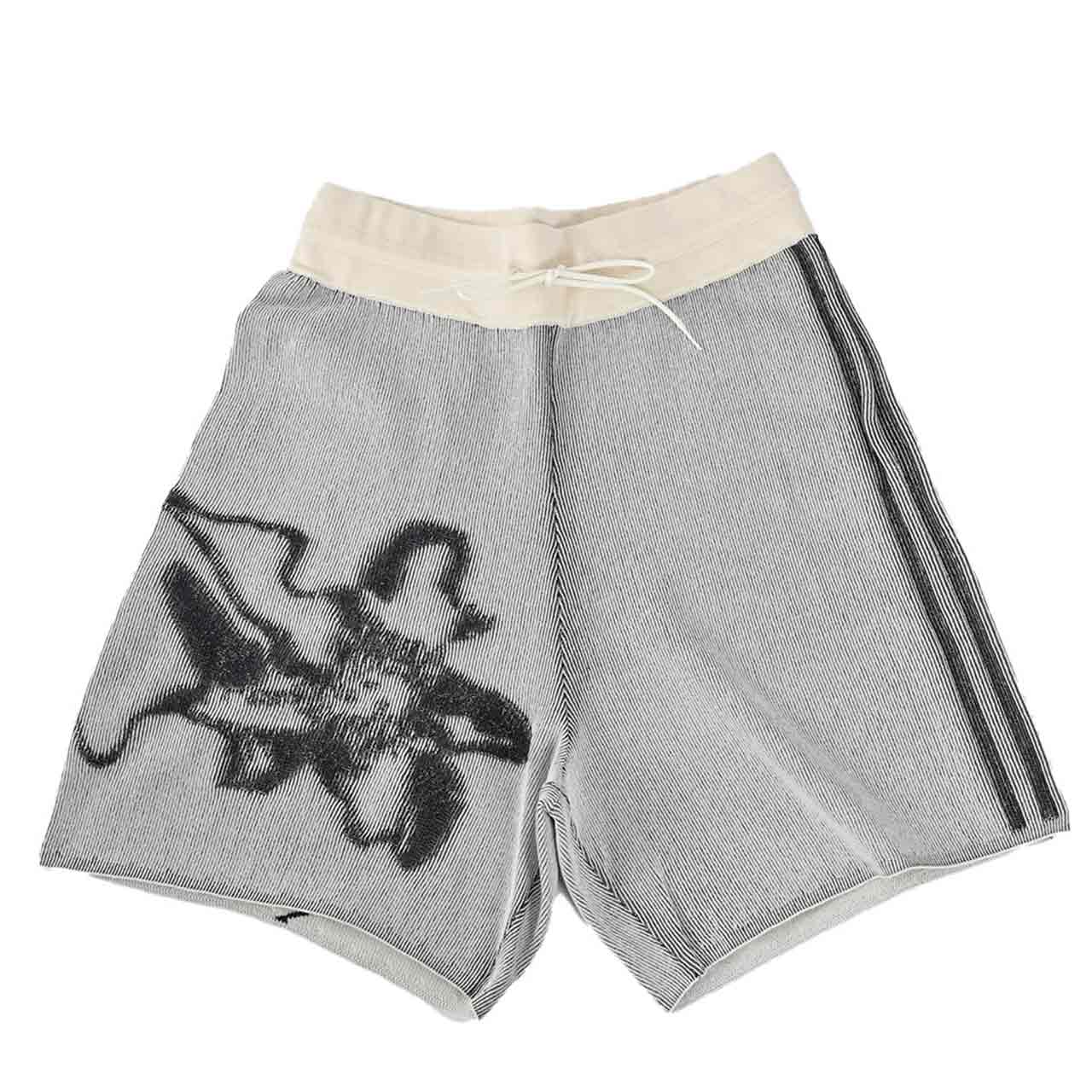 【期間限定SALE】 ワイスリー Y-3 ハーフパンツ GFX KNIT SHORTS IV7741 ホワイト 2024年春夏新作 2024SS メンズ