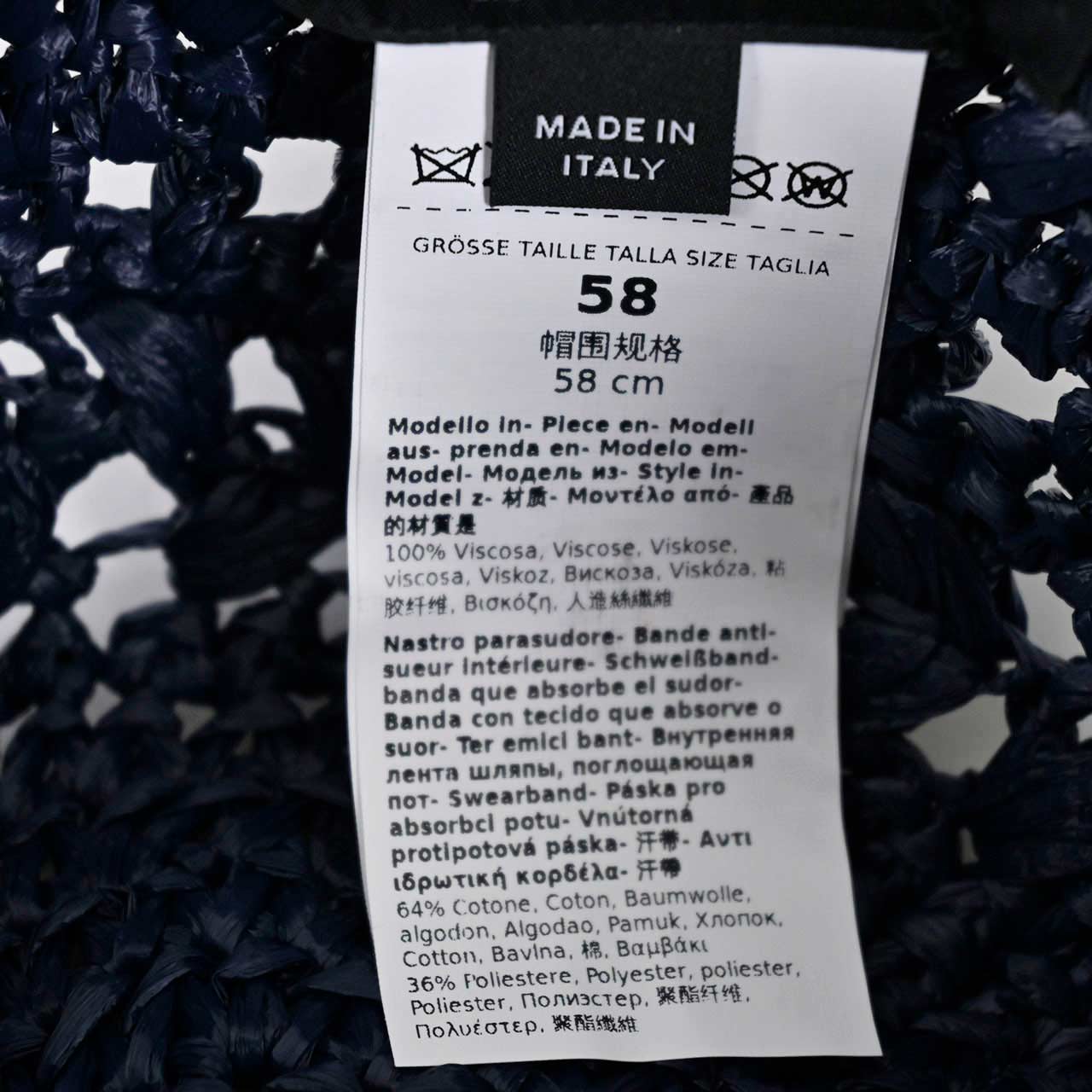 WEEKEND MAXMARA ウィークエンド マックスマーラ ハット ADITO 5571064600 002 ネイビー レディース プレゼント